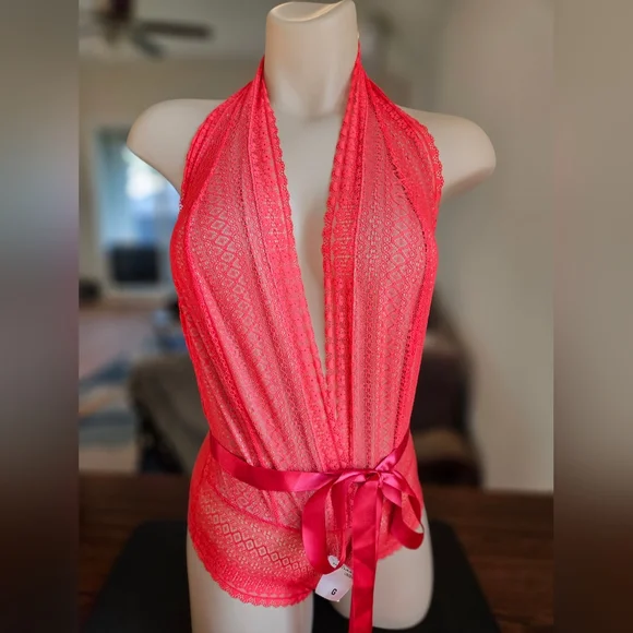 Pink Teddy size Medium to Large NWT - Picture 5 of 8